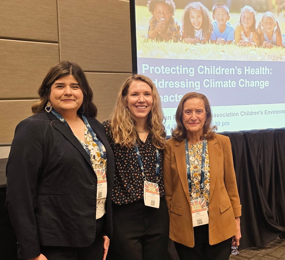 Del Rio (left) and APHA CEH Committee members