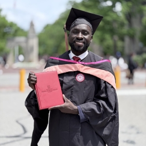 M.P.H. graduate Jacob Otile, May 2025